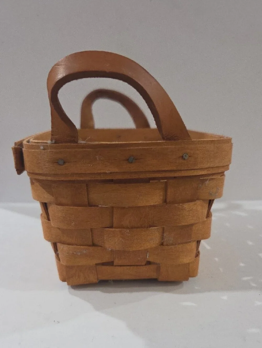 Longaberger handwoven maple